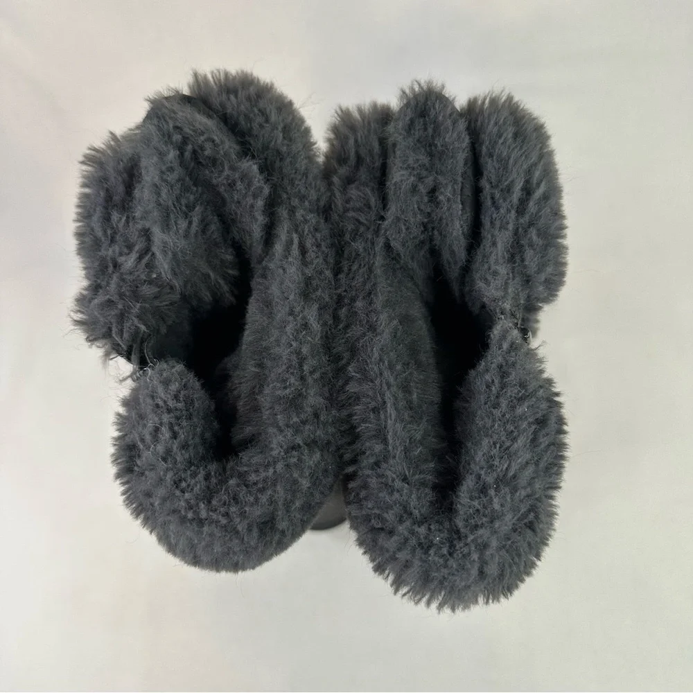 J Sport by Jambu Black Winter Boots with Faux Fur Trim 9